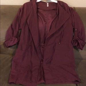 Burgandy coat